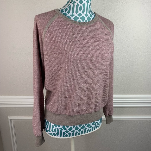 Rochas Italy Wool Lurex Sweater Pink 46IT 8 10 - Picture 3 of 8